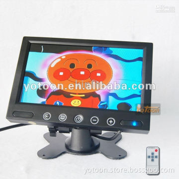2015 New 7 inch Stand-alone TFT LCD Car Monitor (black)